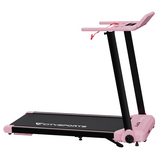 CITYSPORTS WP9 Folding Treadmill – 1400W Motor, 12 km/h, Incline up to 7.7% — Compact Home & Office Treadmill Pink